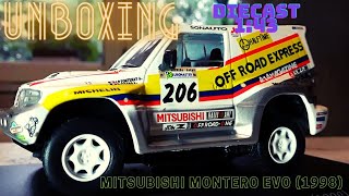 Unboxing Mitsubishi Montero Evo (1998) diecast 1:43 Rallye Dakar / Coches históricos