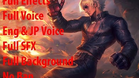 gusion kof skin script full effect with voice Eng and JP