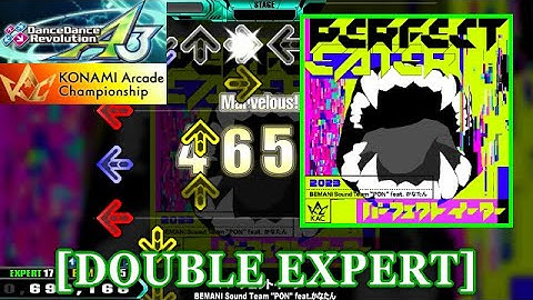 【DDR A3】 パーフェクトイーター[Perfect Eater] [DOUBLE EXPERT] 譜面確認+Clap