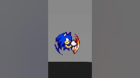 Sonic sprite test animation #sonicthehedgehog #fpyシ #edit #animation #sticknodes #spriteanimation