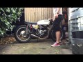 Honda CB 550 K3 with Carpy exhaust