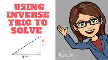 Using Inverse Trig to Solve for Missing Angle | CA Geom 4B