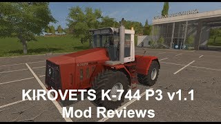 Farming Simulator 2017 | Mod Reviews | KIROVETS K 744 P3 v1.1