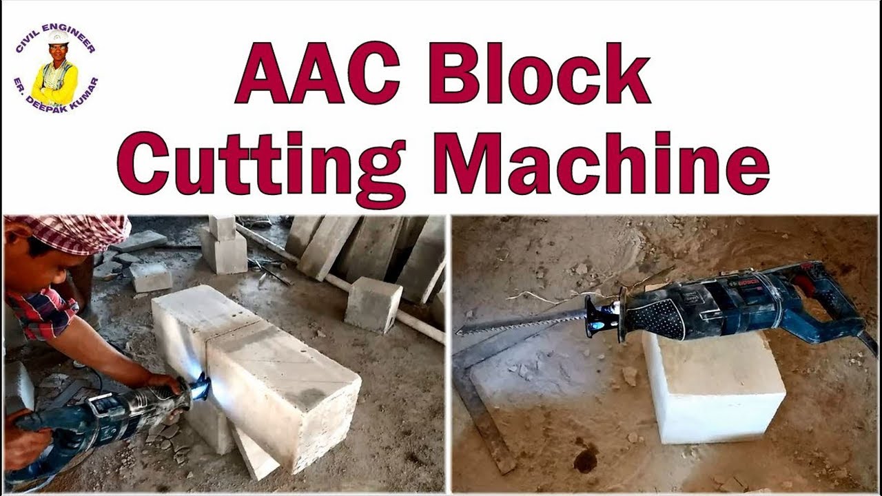 AAC Block Cutting Machine How To Cut AAC Block YouTube AAC Block Cutting Machine How To Cut AAC Block YouTube