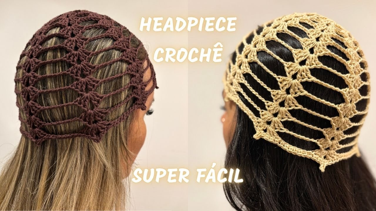 HEADPIECE DE CROCHÊ SUPER FÁCIL