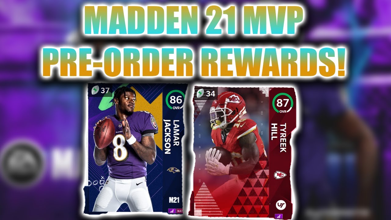 MADDEN 21 MVP PRE-ORDER PACK OPENING! MADDEN 21 ULTIMATE TEAM!