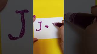 J+P. Next letters Пишу  инициалы. Alphabet in drop drawing creative droplovechallenge art love