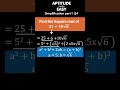 Solve this complex square root problem in an easiest way