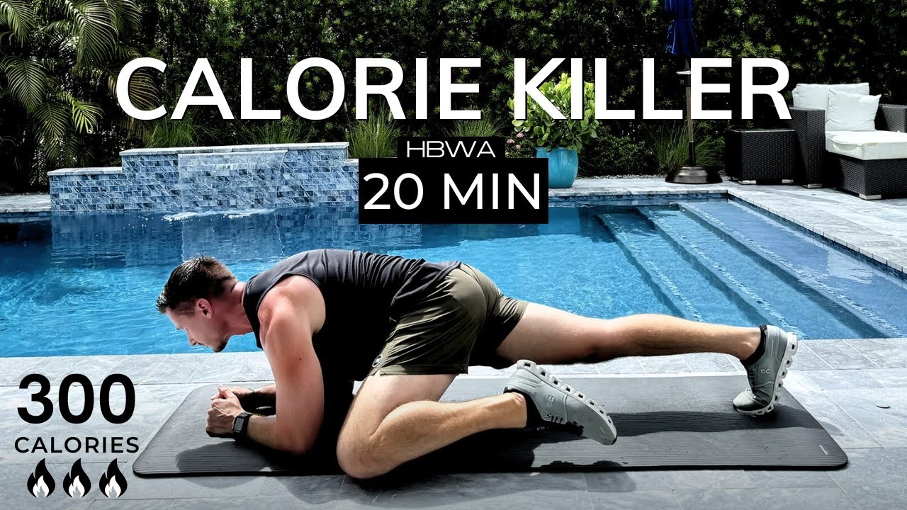 20 Min Fat Burning Cardio HIIT - Full Body Workout At Home | No ...
