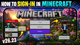 How to Sign In Minecraft Without Any Problem ✅ | Minecraft v26.23 Sign In Fix (Hindi)