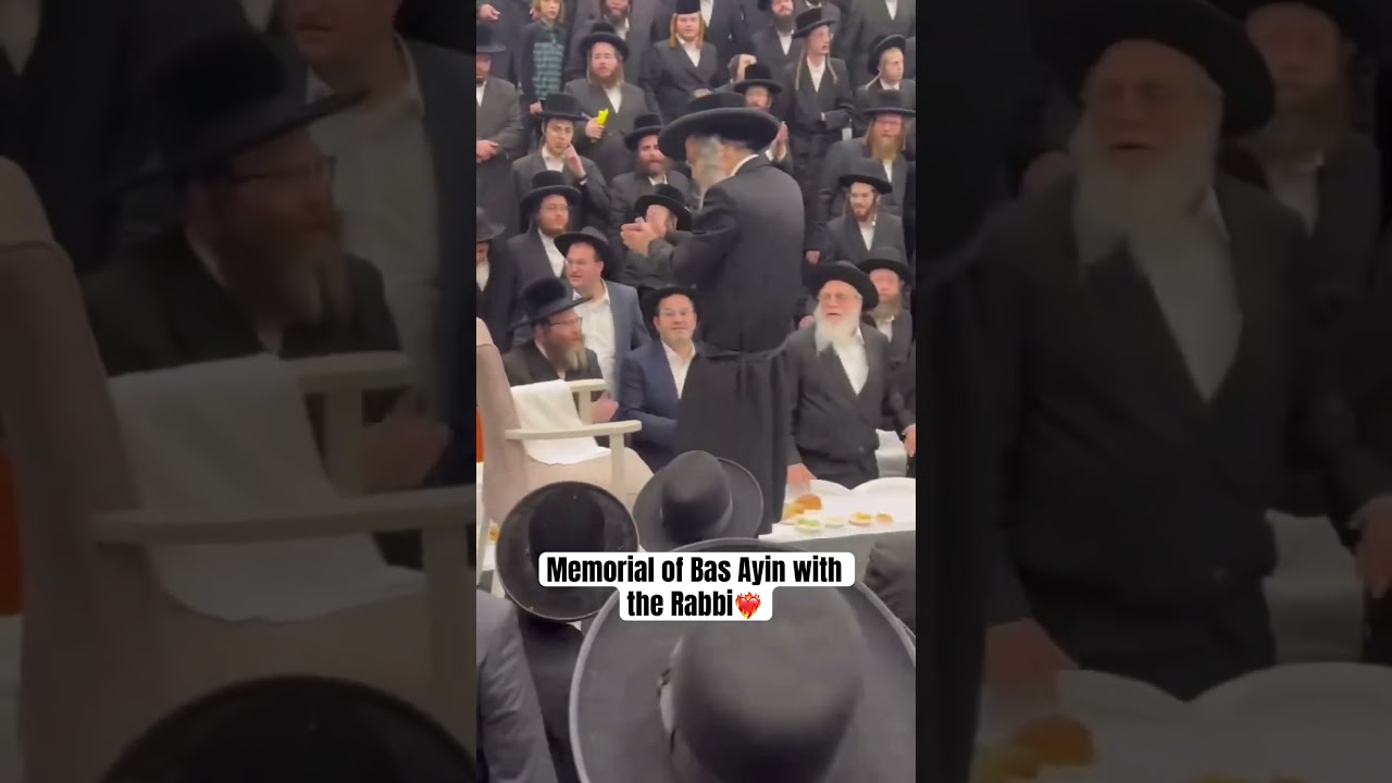 Memorial of Bas Ayin with Rabbi Meliech Biderman❤️‍🔥