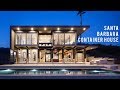 Santa barbara california container residence built with 5 shipping containers  ab design studio