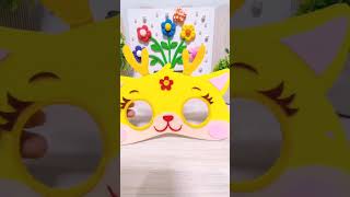 DIY Animal mask cute... #artandcraft #diy #topengdiy #fyp