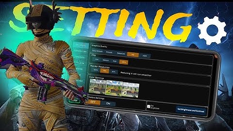 🤩 Free Survival Unknown Battleground setting | SUBR Control setting 👍