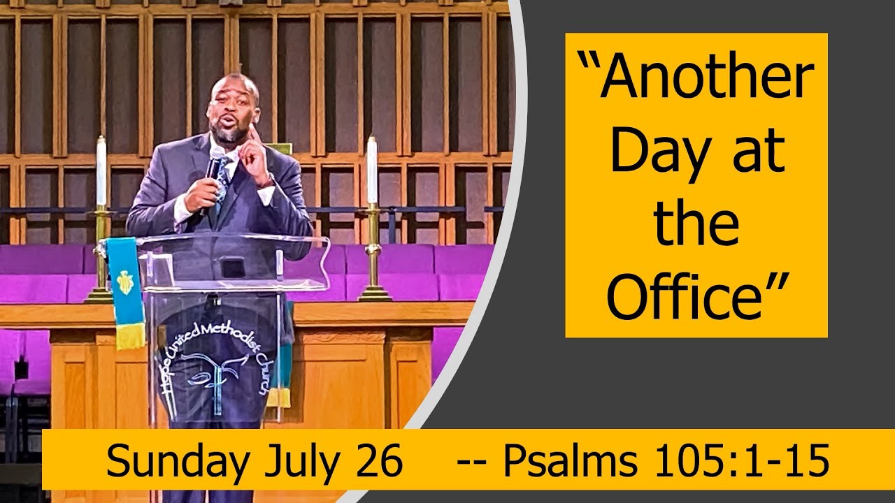 Hope UMC July 26, 2020 Full Worship Service YouTube