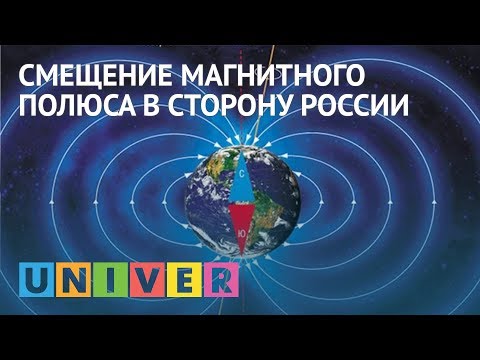 Смещение магнитного полюса в сторону России