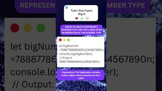 Famous Exploring JavaScript BigInt: Handling Massive Numbers!#javascript #javascriptdev #shortsvideo #1k Net Worth