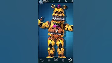 Nightmare Fredbear FNaF Workshop Animation
