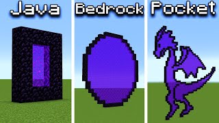 Java vs Bedrock vs Pocket