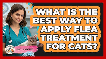 What Is The Best Way To Apply Flea Treatment For Cats? - Happy Cat Handbook