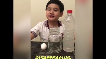 Disappearing Egg Shell experiment 🥚🧪