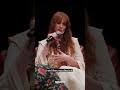 Florence Welch on How Songs Can Act As Prophecies