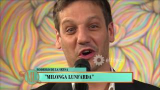 Rodrigo de la Serna sorprendió a Mirtha:  presentó a su grupo musical 