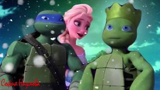 TMNT and Disney Leo and Elsa Одна красивая леди TMNT and Disney Leo and Elsa Одна красивая леди