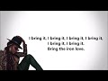 Nailah Blackman- Iron Love (Lyrics)
