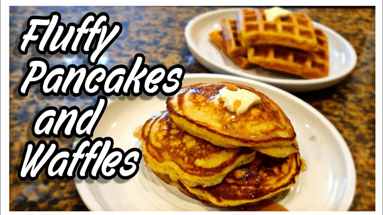 How to Make Fluffy Pancakes & Waffles Simple Recipes YouTube
