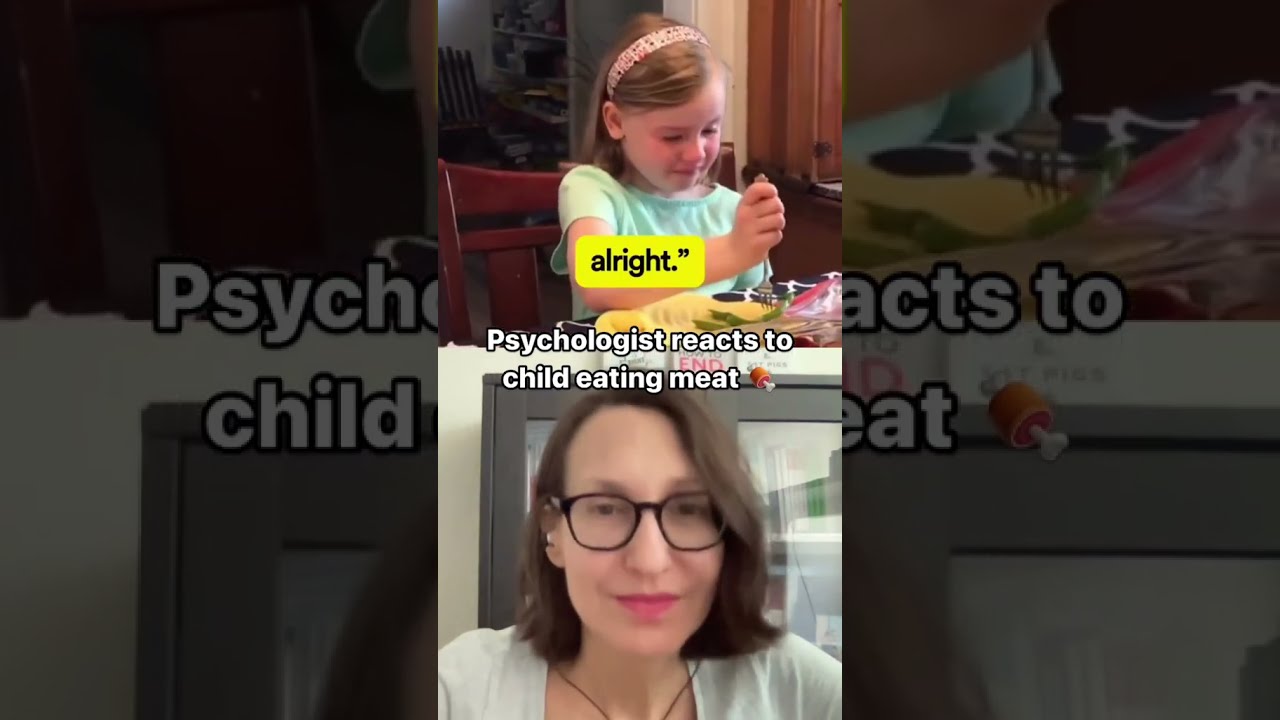 Psychologist Reacts To Child Eating Meat