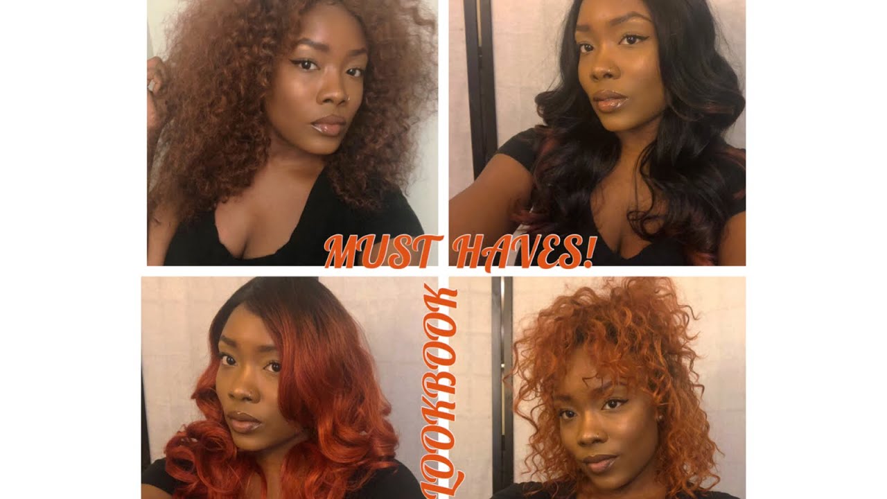 COPPER TONES: AFFORDABLE WIG LOOKBOOK