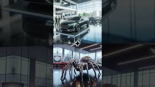 A Combination Of Cars And Animals