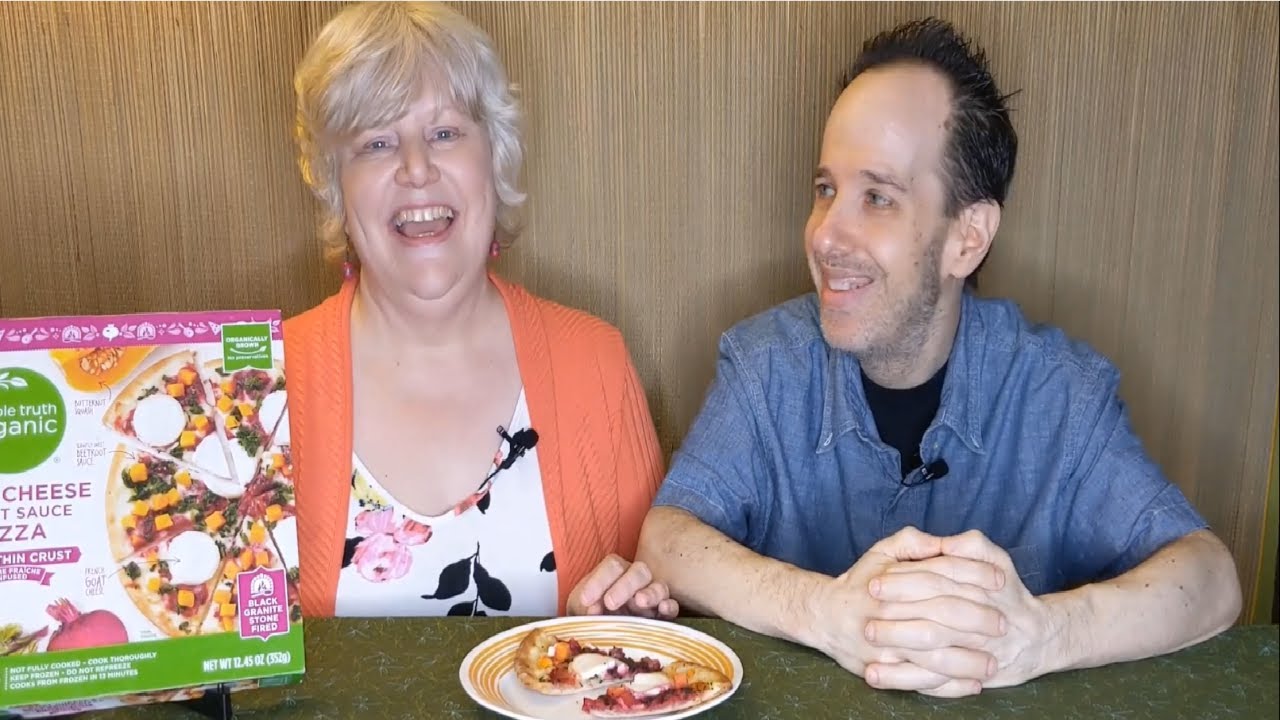 Simple Truth Organic Goat Cheese & Beet Sauce UltraThin Crust Pizza