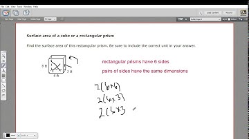 Surface area of a cube or rectangular prism