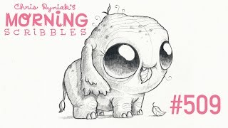 Morning Scribbles (Lil' Pachyderm) Speed Drawing