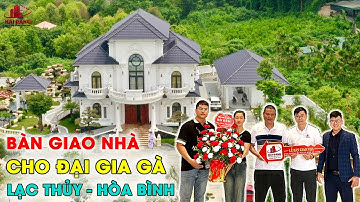 NGỠ NGÀNG TRƯỚC BIỆT THỰ MÁI NHẬT 2 TẦNG CỰC CHẤT CỦA ĐẠI GIA GÀ LẠC THỦY HÒA BÌNH |HẢI ĐĂNG GROUP