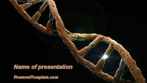 Defective Gene PowerPoint Template by PoweredTemplate.com