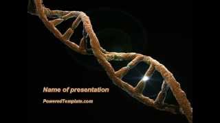 Defective Gene PowerPoint Template by PoweredTemplate.com
