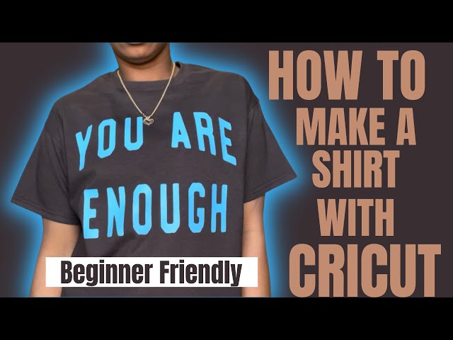 EASIEST) CRICUT IRON-ON SHIRT TUTORIAL *FOR BEGINNERS* 