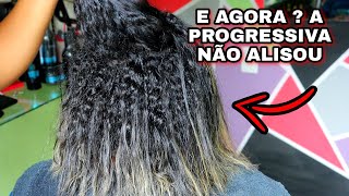 PROGRESSIVA NÃO ALISOU 🥵O QUE FAZER?  POSSO REAPLICAR?