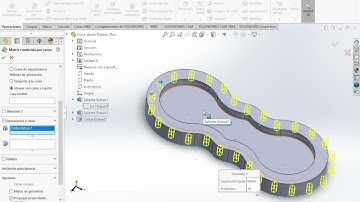 Matriz conducida por curva (Curve driven pattern)