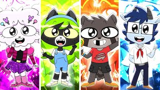 Rocky Rakoon's Baby Transformation / Funny Animation Meme Mega Mix Comp