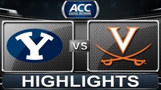 2013 ACC Football Highlights | BYU vs Virginia | ACCDigitalNetwork