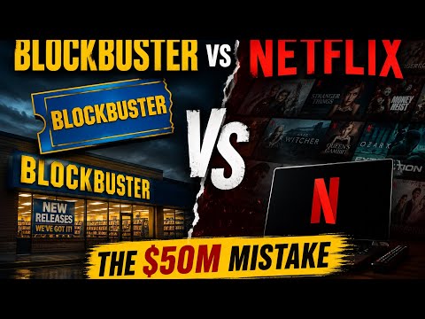 Blockbuster vs Netflix: The $50 Million Mistake That Changed Everything