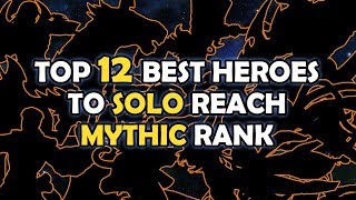 Top 12 Best Heroes To Solo Reach Mythic Rank (Indo/Eng Sub) | Mobile Legends