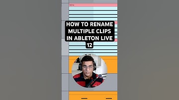 BATCH RENAME CLIPS IN ABLETON FAST & EASY!