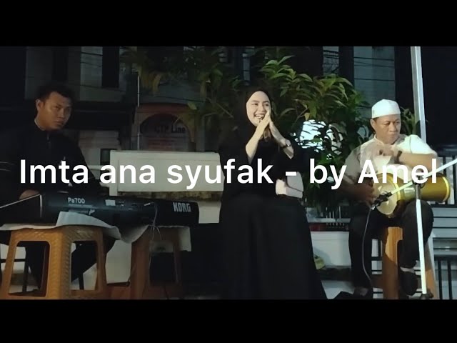 Amel - imta ana syufak (live perform) at de’clinic coffee class=