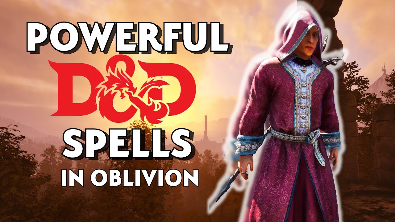 Creating D&D custom spells in Oblivion