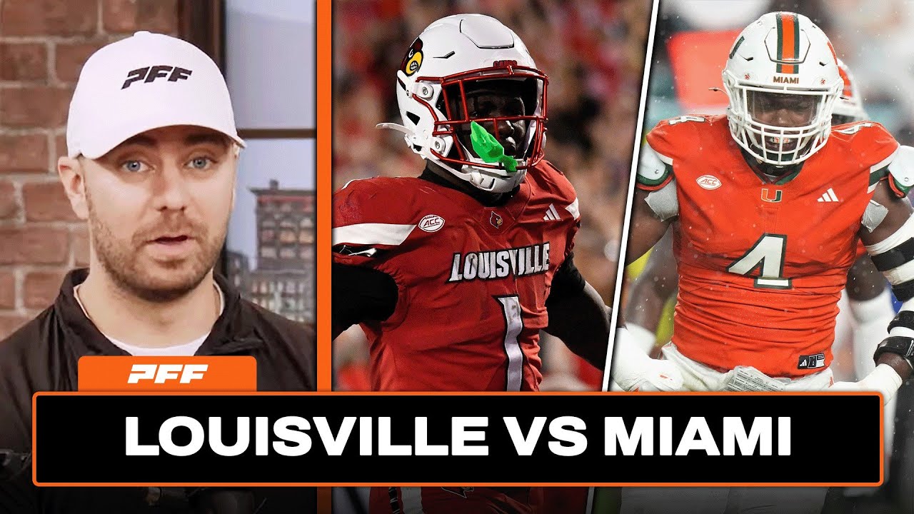 WATCH: Louisville vs. Miami Preview & Prediction | PFF College Football Show